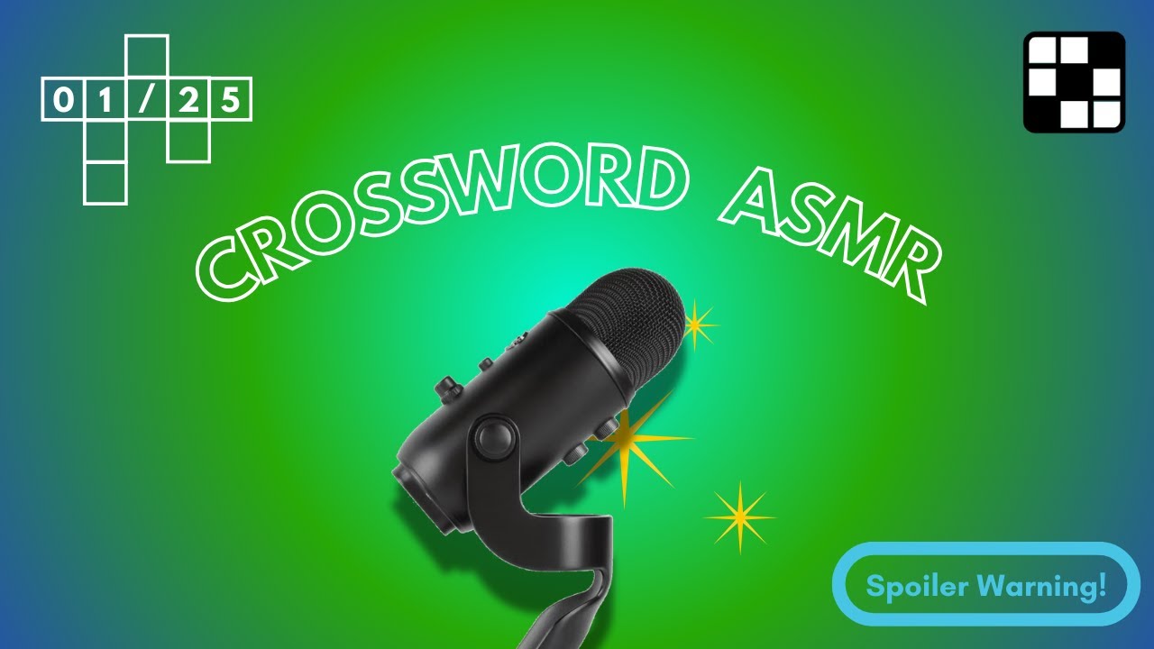 ASMR | Solving the New York Times Crossword (Sunday, 01/25/2026)