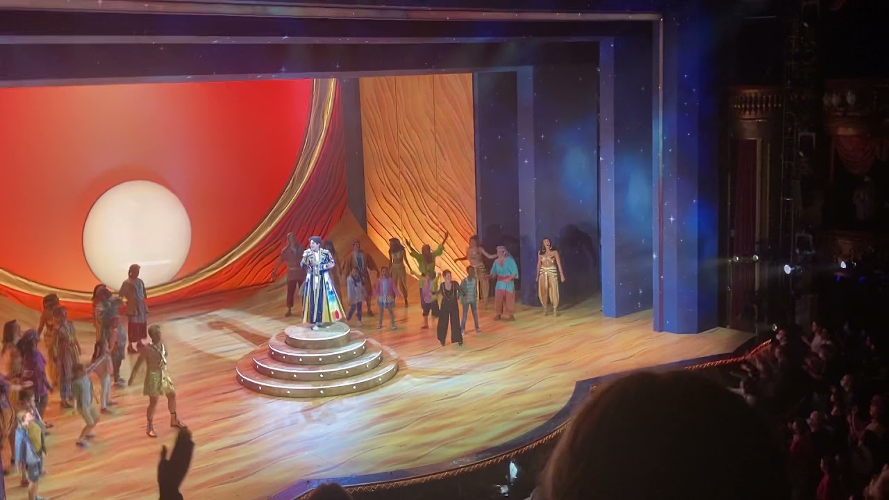 Joseph and the amazing technicolor dreamcoat - London cast - west end -curtain call - 2021 -3/8/21