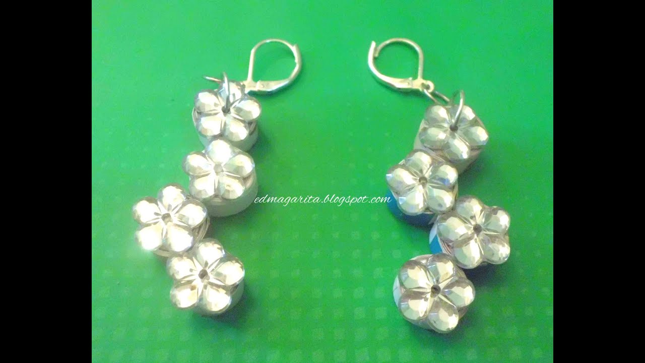 Elegantes y bellos aretes con papel, quiling o filigrana #art #tutorial,#reel #shorts #jewellery
