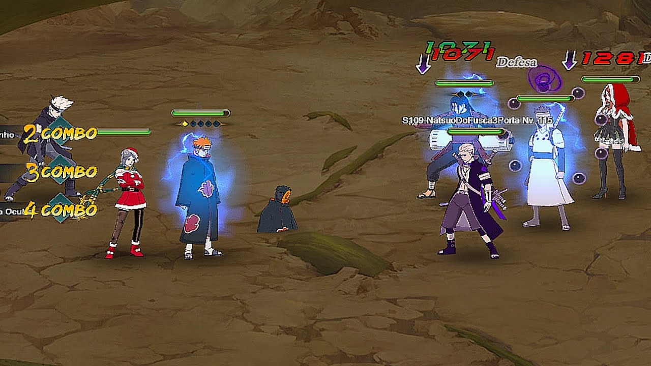 SPACE TIME FINAL! the 2 STRONGEST ACCOUNTS on the BRAZILIAN SERVER on NARUTO ONLINE 😭🥀
