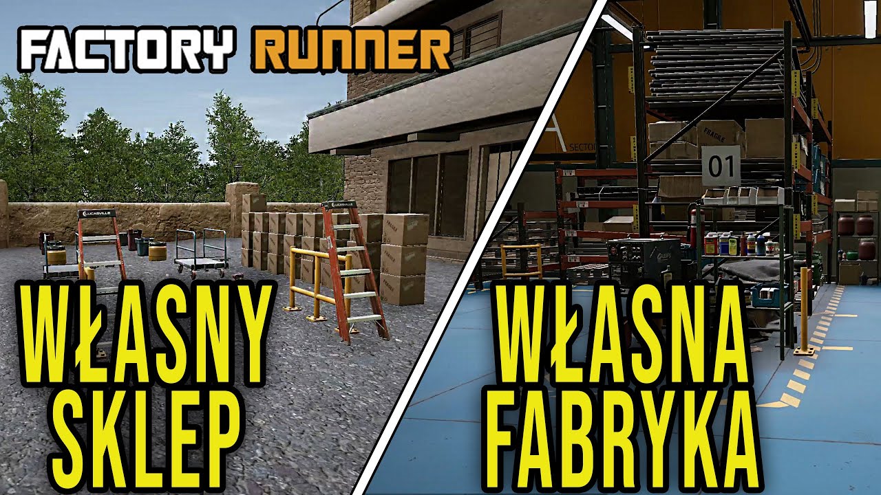 SYMULATOR WŁASNEGO SKLEPU I FABRYKI - Factory Runner #1 | Radex