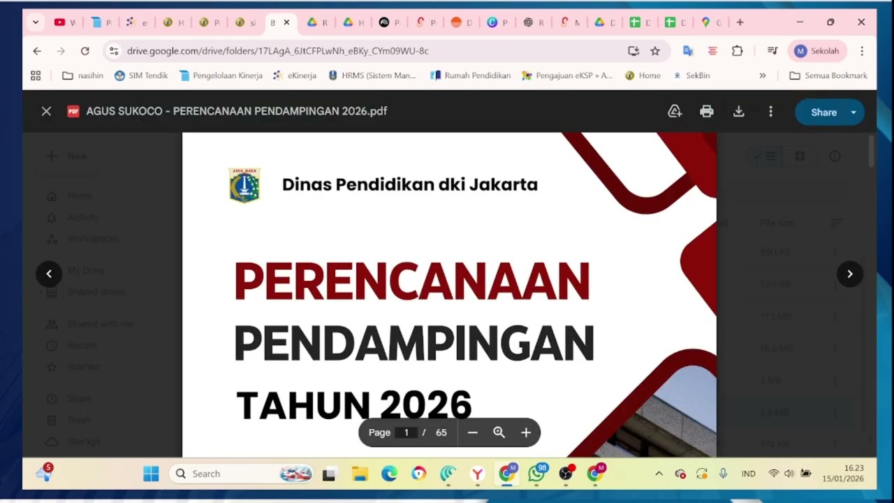 Perencanaan Pendampingan Satuan Pendidikan 2026