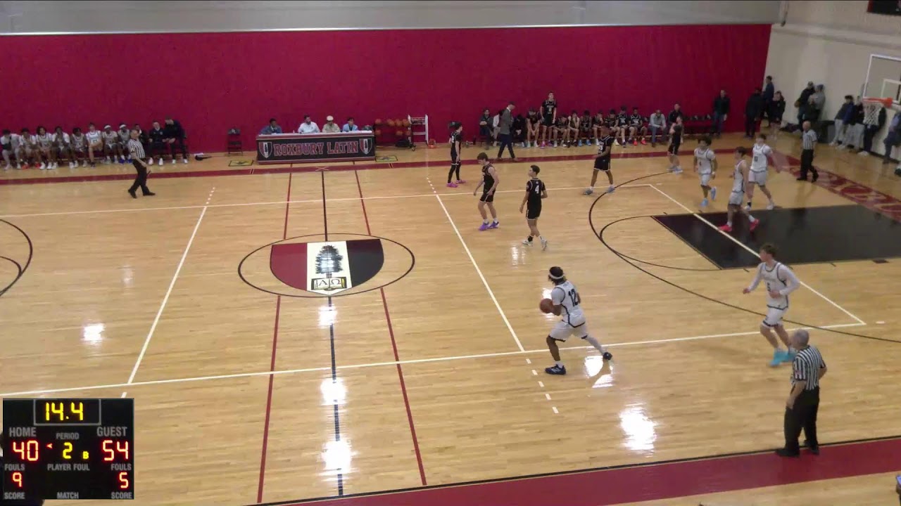 The Roxbury Latin School vs Noble & Greenough School Basketball