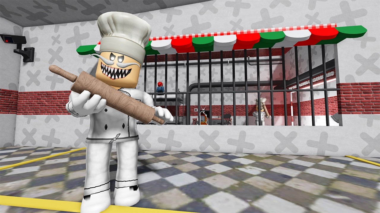 PAPA PIZZA PRISON RUN! HARD MODE! ALL ITEMS AND ALL MORPHS UNLOCKED!!