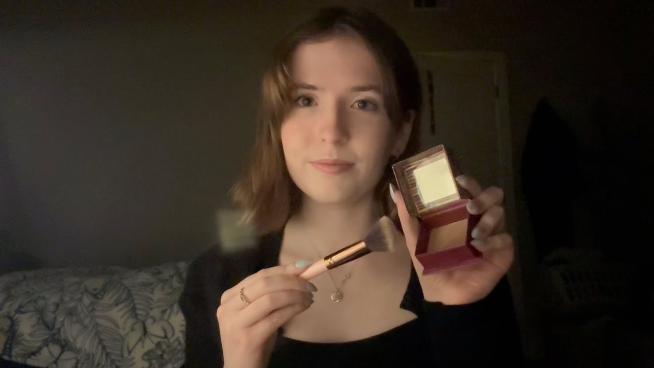 ASMR LoFi Doing Your Makeup | rummaging, whispering, visual triggers
