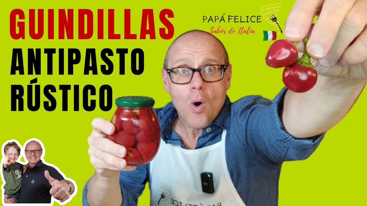🇮🇹 PEPERONCINI Rellenos. ¡Antipasto Increíble!