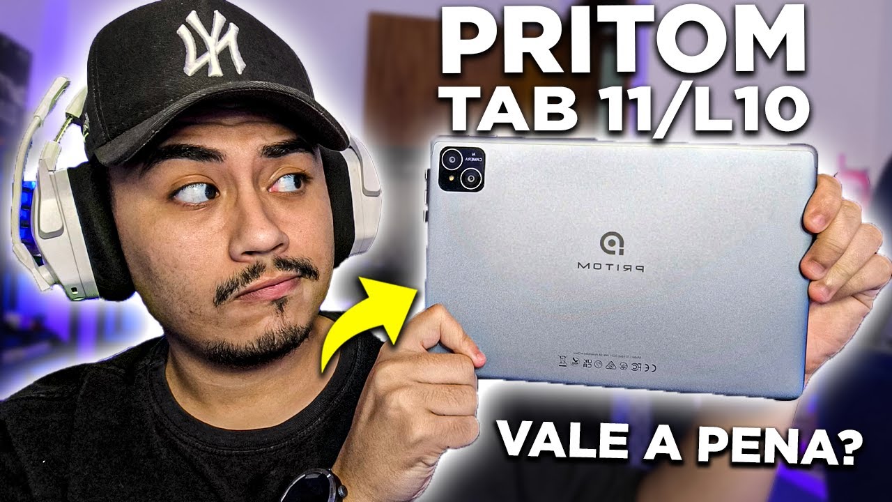 MELHOR TABLET BARATO do ALIEXPRESS! PRITOM TAB 11 L10 - 128GB/4GB, OCTA-CORE, 10'', 8000mAh