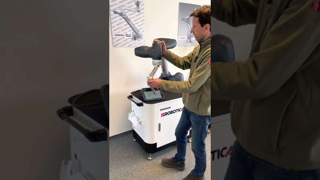RoboticAll - Ovládání kobot.  Doosan robot. Ovládání spolupracující robot. Jak se ovládá kobot.