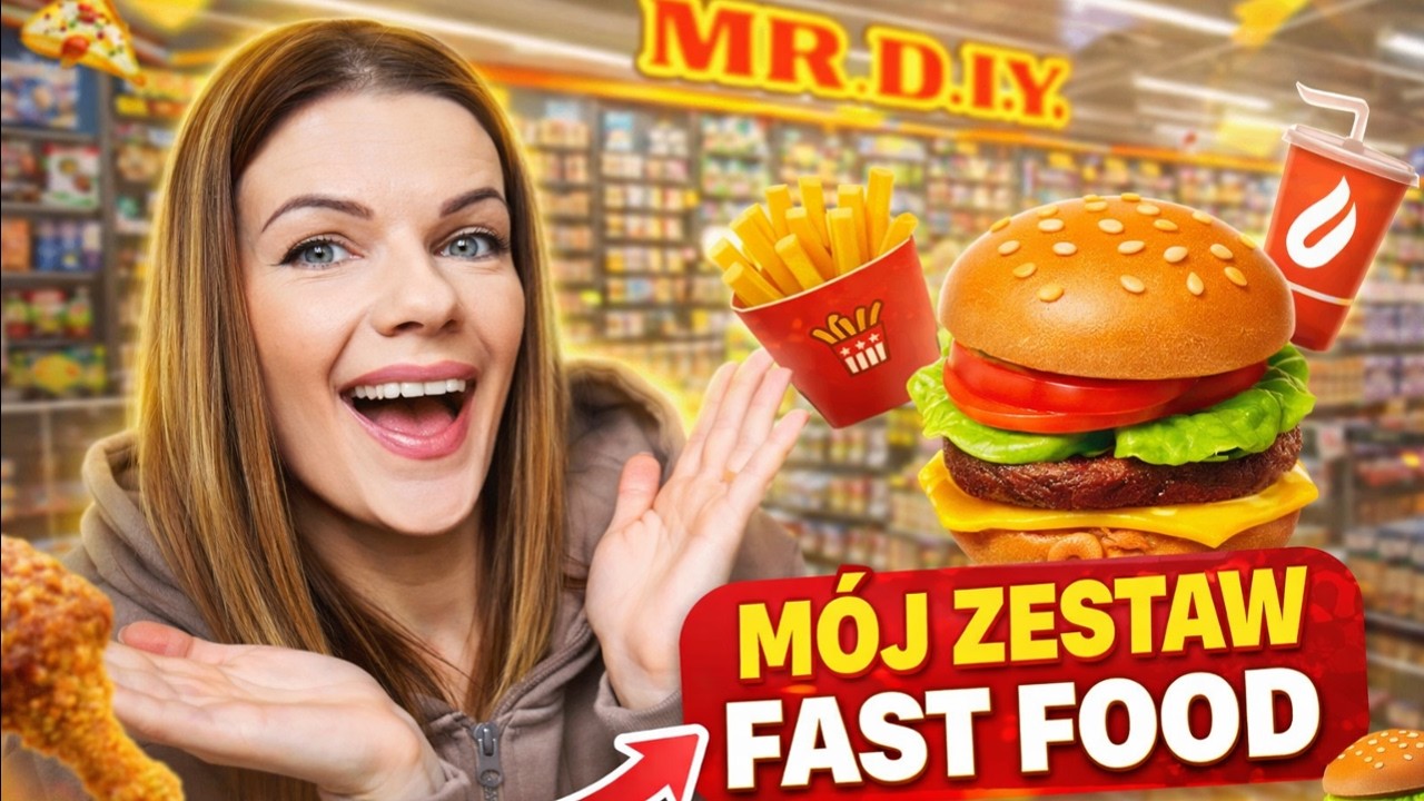 🍟TWORZĘ SWÓJ WŁASNY ZESTAW FAST FOOD 🍔 MR.DIY‼️#mrdiy #haulzakupowy