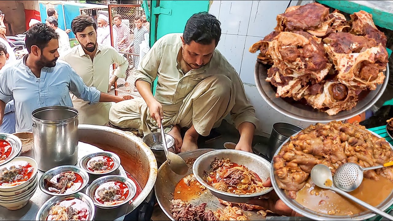 Siri Paye Recipe | Khan Zameer Siri Paye | Peshawar Siri Paye | Subah ka Nashta Street Food Peshawar