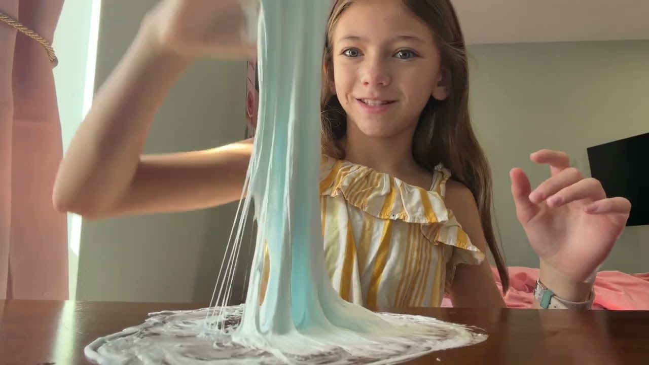 Making FLUFFY SLIME!!! 