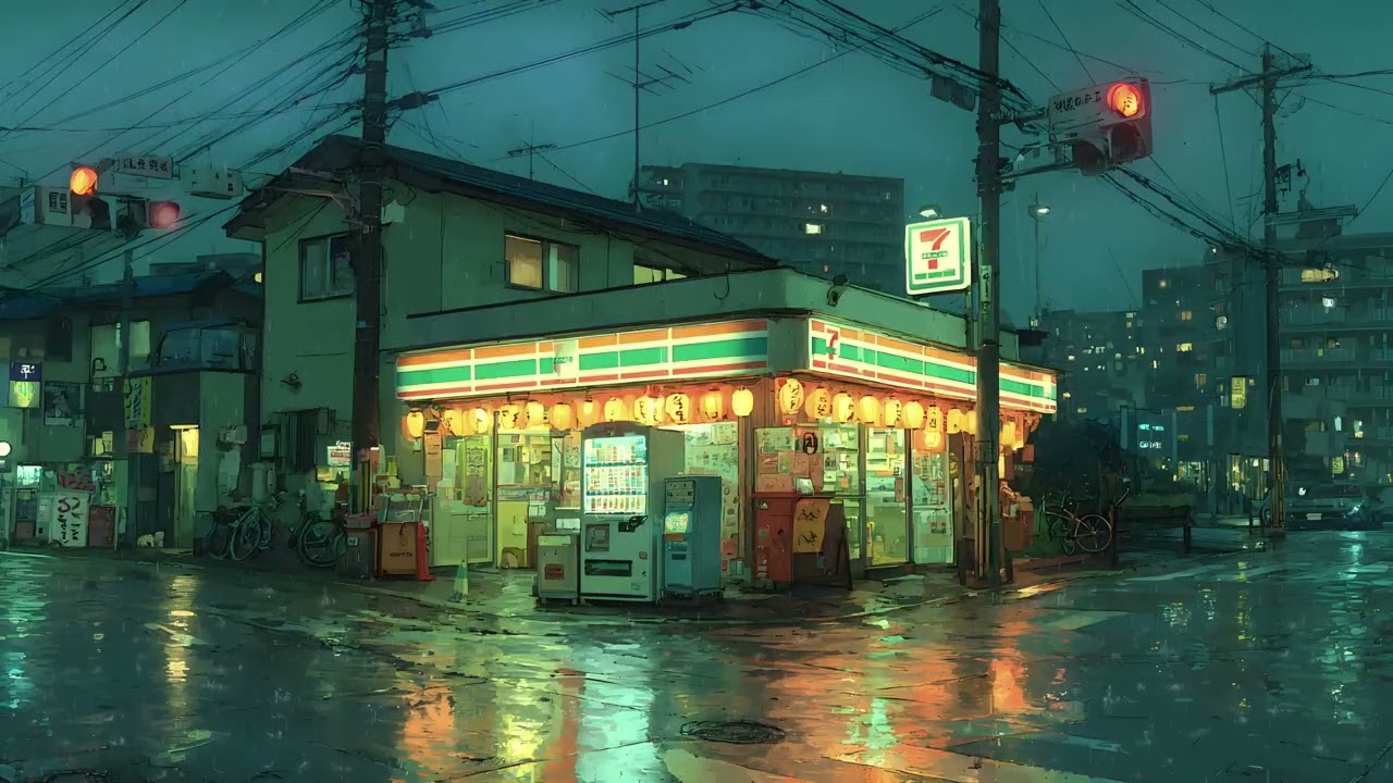 Tokyo After Midnight 🌙 Cozy Lofi Rainy Tokyo to Calming Your Night
