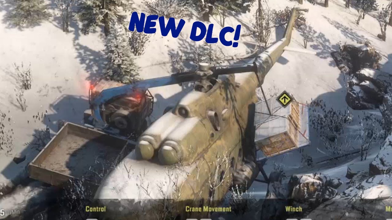 SnowRunner - New DLC map & truck Gameplay (Lake kovd, Inclement Weather task)