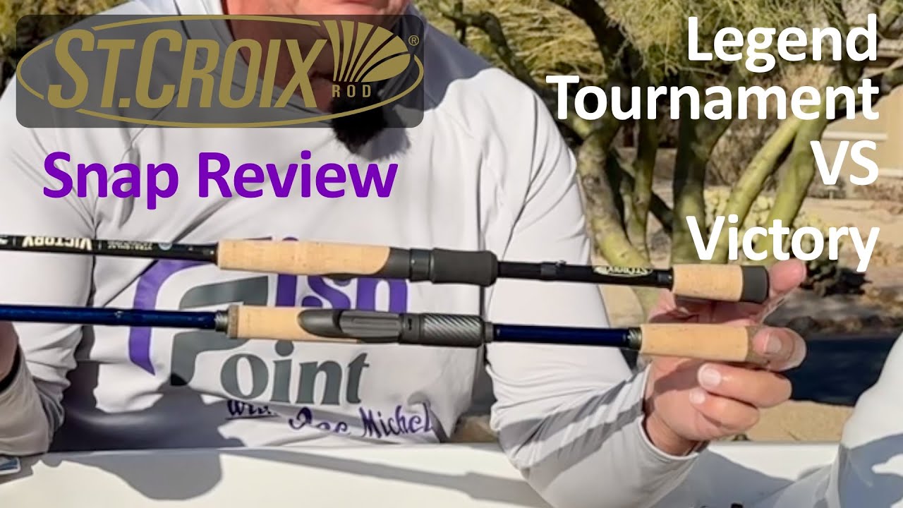 St. Croix Victory vs. Legend Tournament Rods: Surprising Weight Difference & Full Comparison!