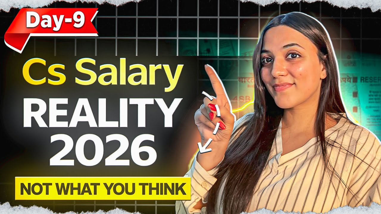 SALARY of a ￼CS in 2026 | Corporate and Practice Reality | Day 9 | Neha Patel