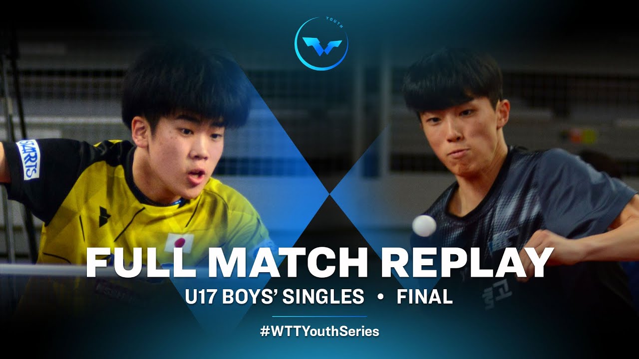 KIM Gaon (KOR) VS YOSHIYAMA Kazuki (JPN) | U17 BS Final | WTT YC Varazdin 2023
