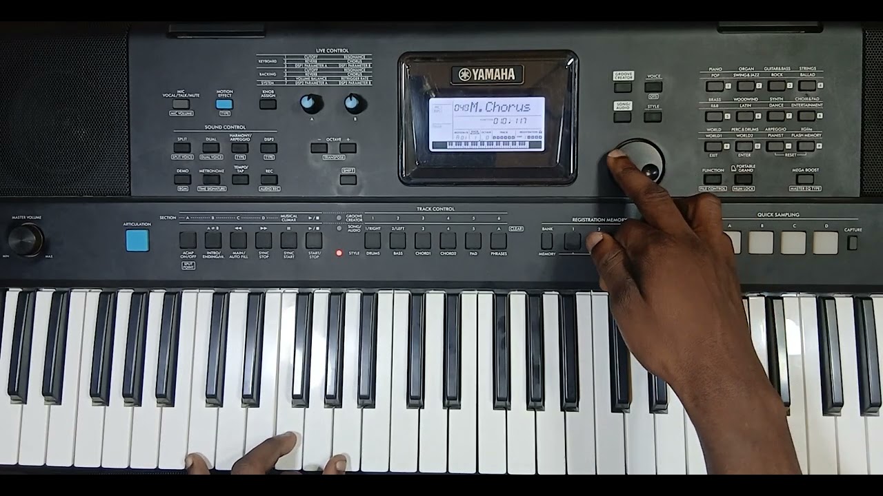 HOW TO USE CUT OFF,PAN,RELEASE AND REVERB ON || YAMAHA PSR E 443,453,463 AND 473 @yamahaglobal 