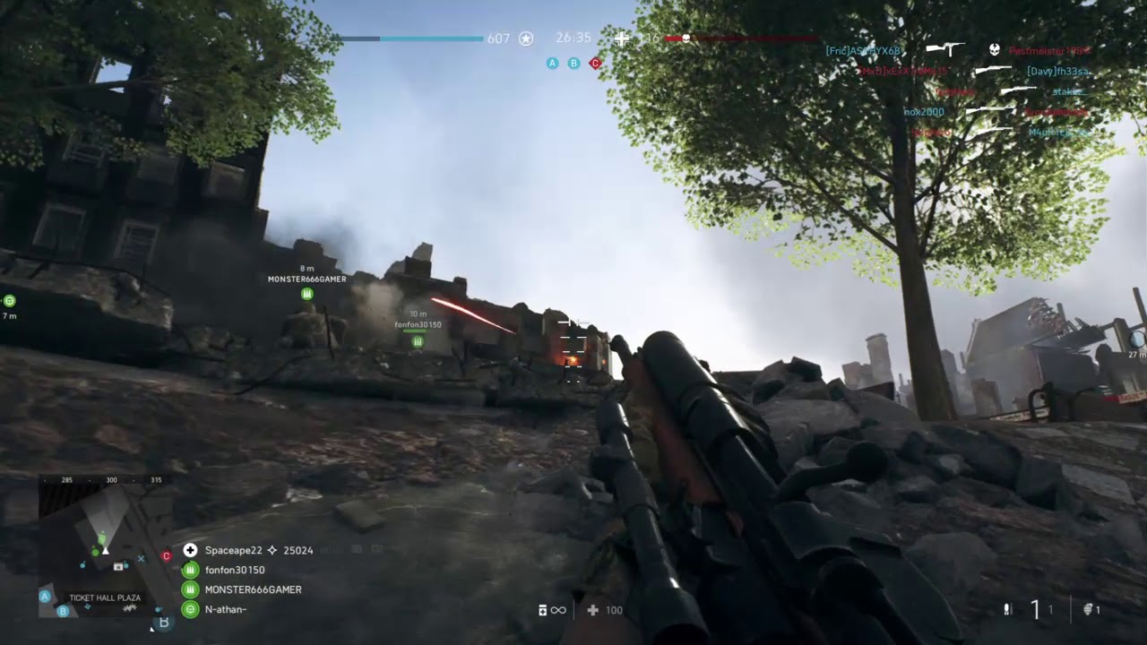 Battlefield™ V Quad grenade launcher kill
