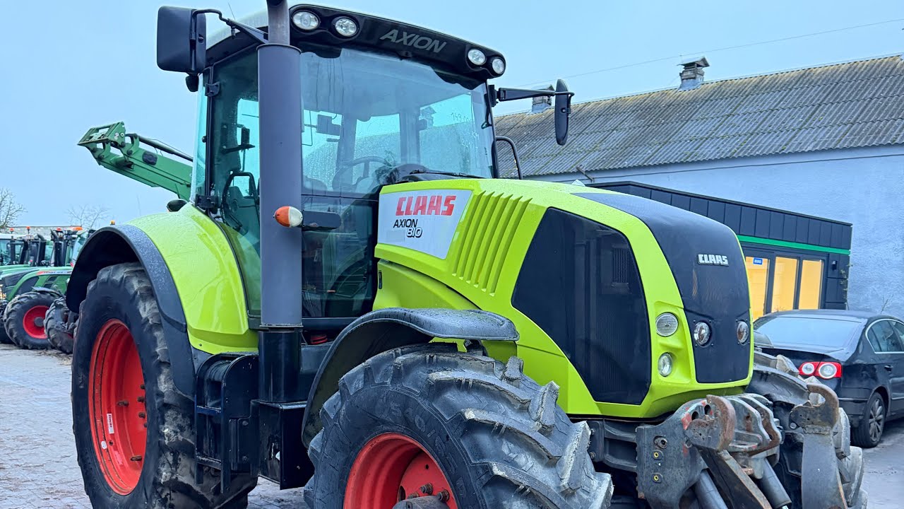 Claas Axion 810 HEXASHIFT! 2010 rok! 6 cylindr&oacute;w turbo JOHN DEERE 215 KM, prezentacja/for sale