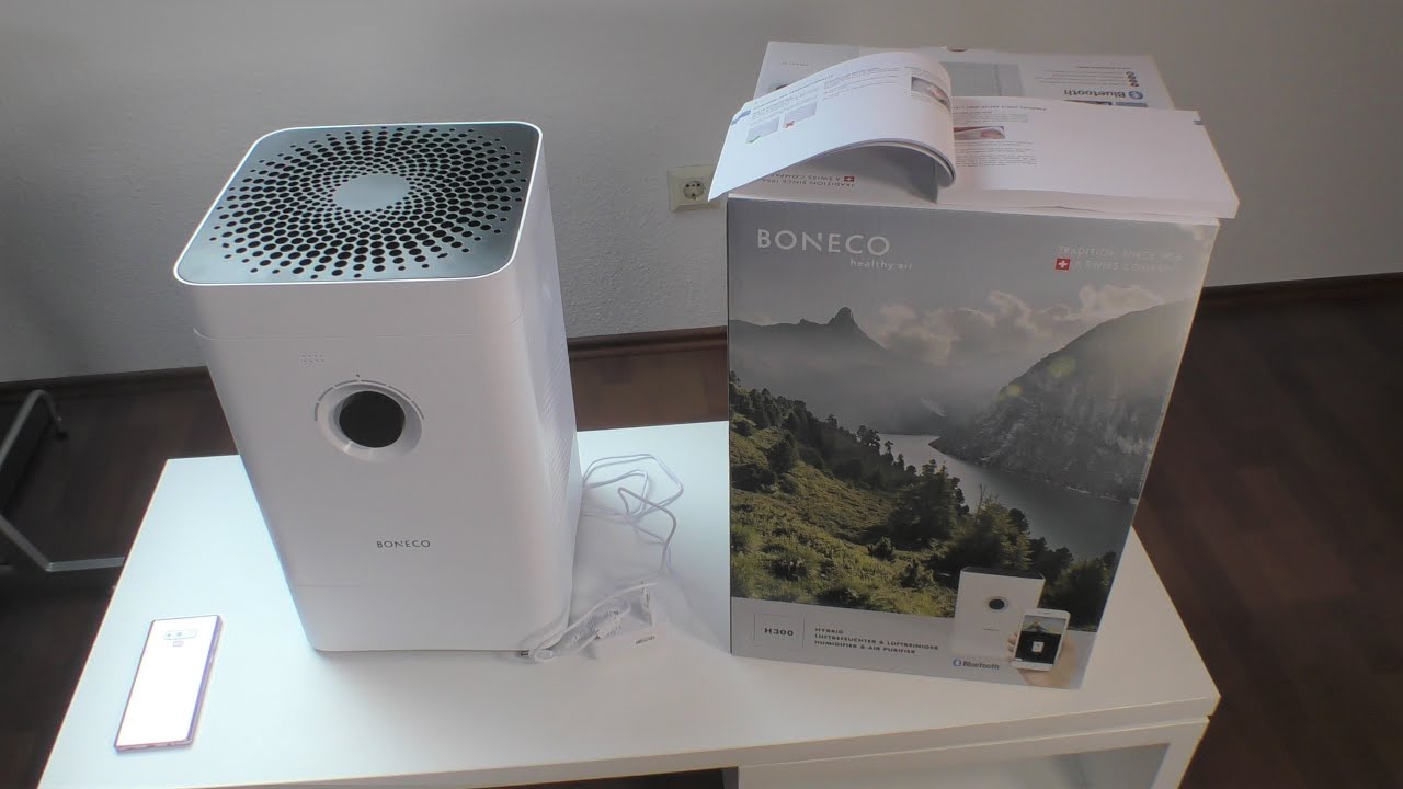 BONECO Hybrid Luftbefeuchter & Luftreiniger H300 - 3-in-1-Hybrid-System - TEST