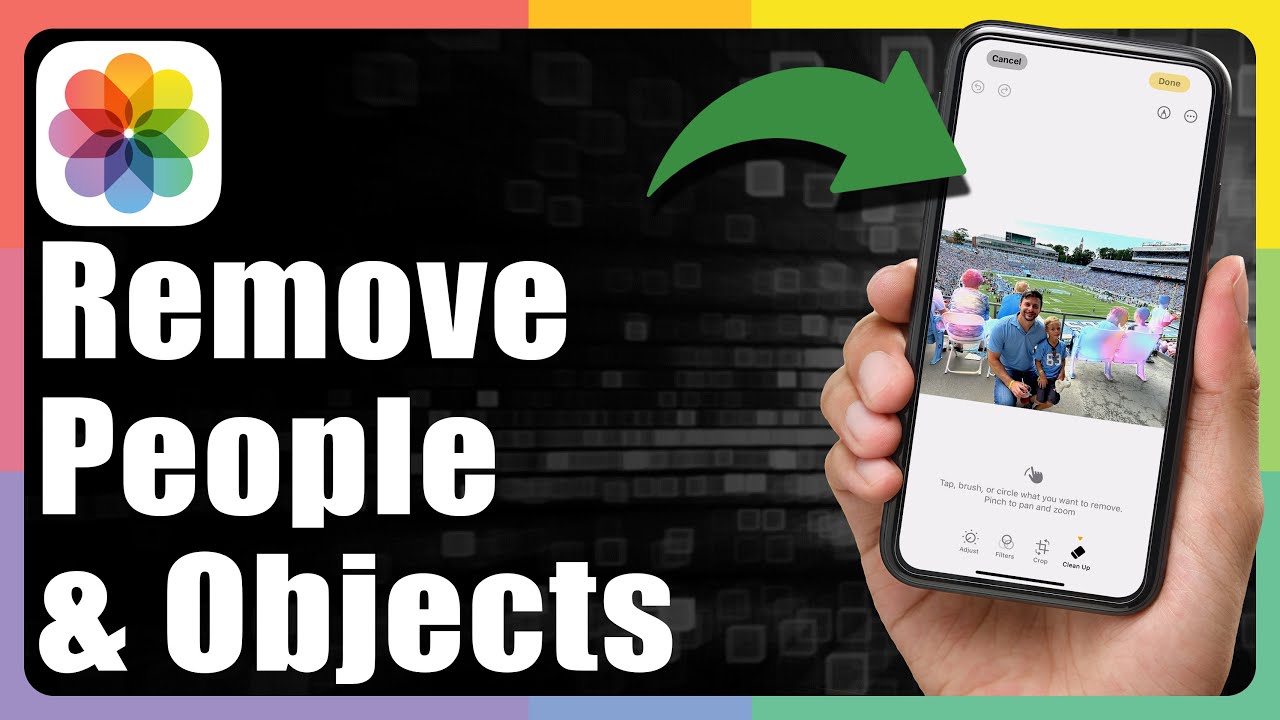Как удалить людей и предметы с фотографий iPhone