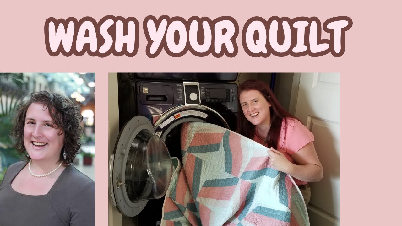 How to Wash a Quilt for the First Time : Easy Beginner Quilting Tutorial with Faodail Creation