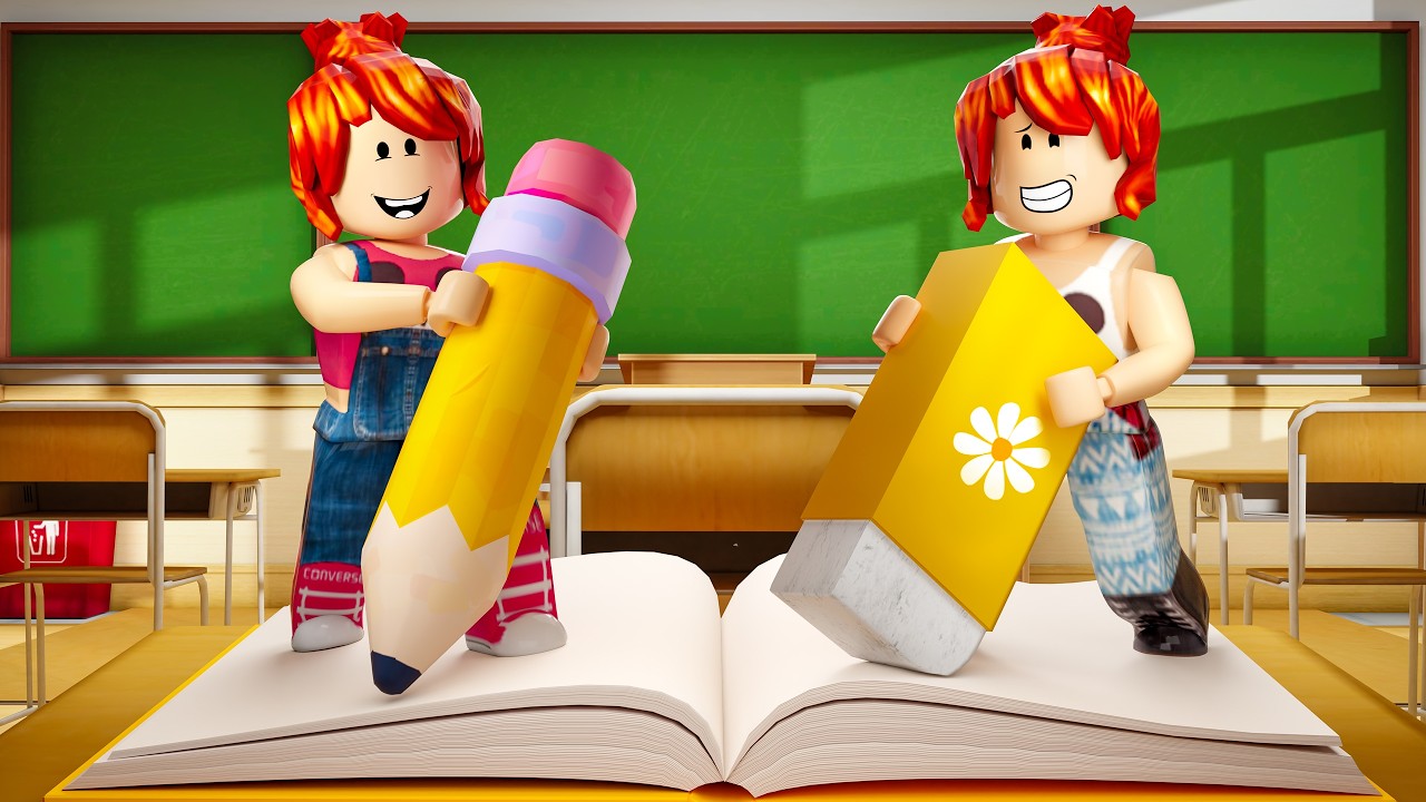 LIÇÃO DE CASA EM DUPLA (Roblox Homework)