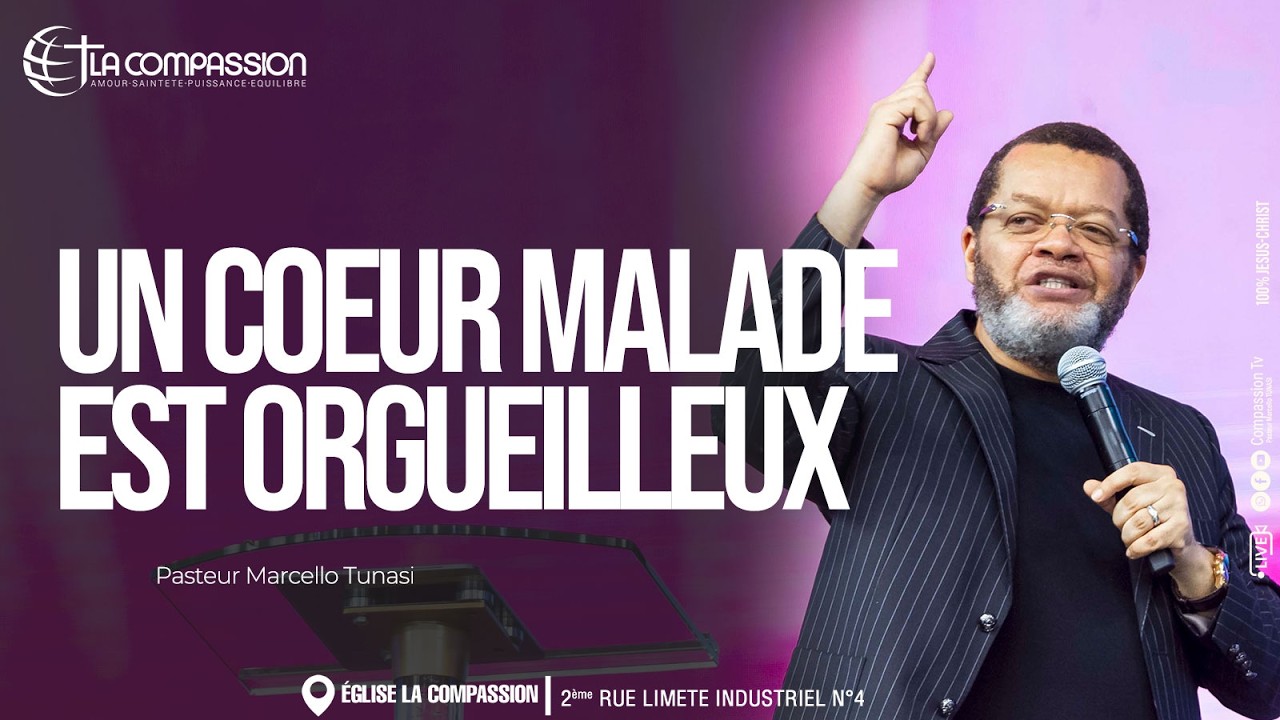 UN COEUR MALADE EST ORGUEILLEUX - PAST MARCELLO TUNASI &bull; CULTE DU DIMANCHE 12 AVRIL 2026