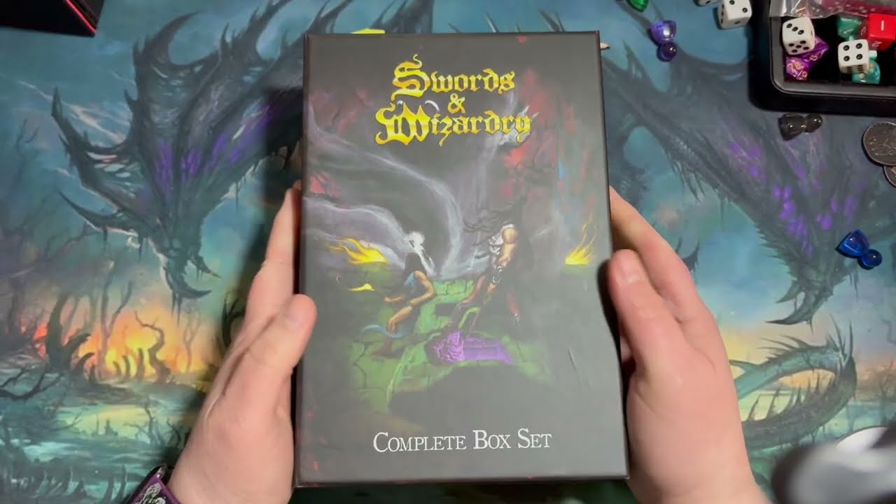 Посылка &mdash; Распаковка Swords & Wizardry...
