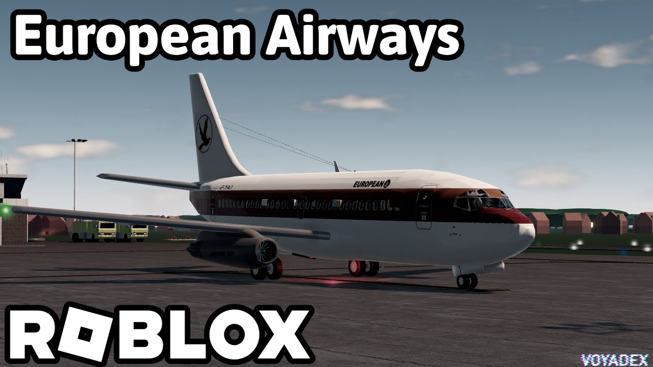 Roblox European Airways Flight - Boeing 737-200