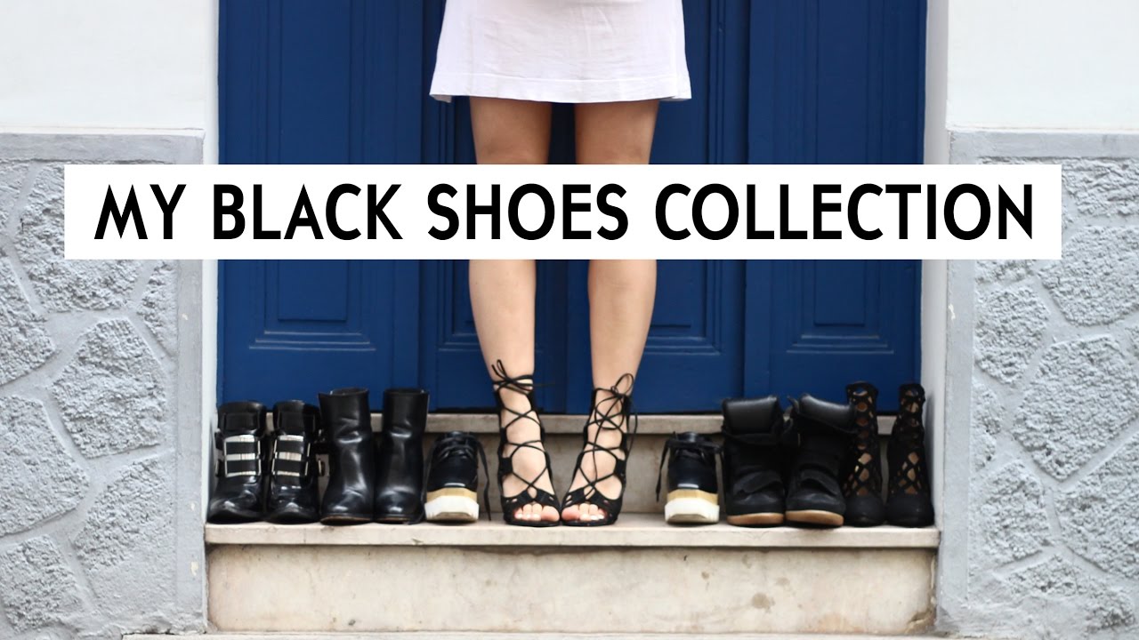 MA COLLECTION DE CHAUSSURES NOIRES || Lena Situations