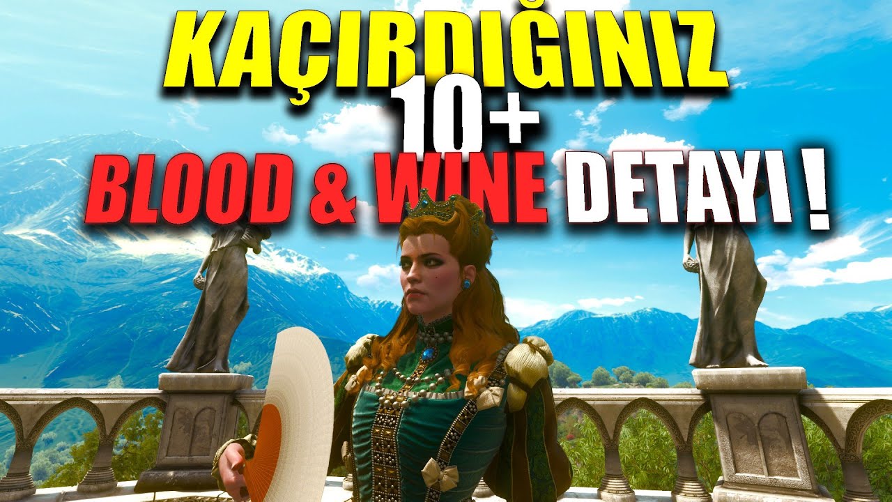 KAÇIRDIĞINIZ İNANILMAZ BLOOD & WINE DETAYLARI ve CİRİ'NİN MEZARI | The Witcher 3