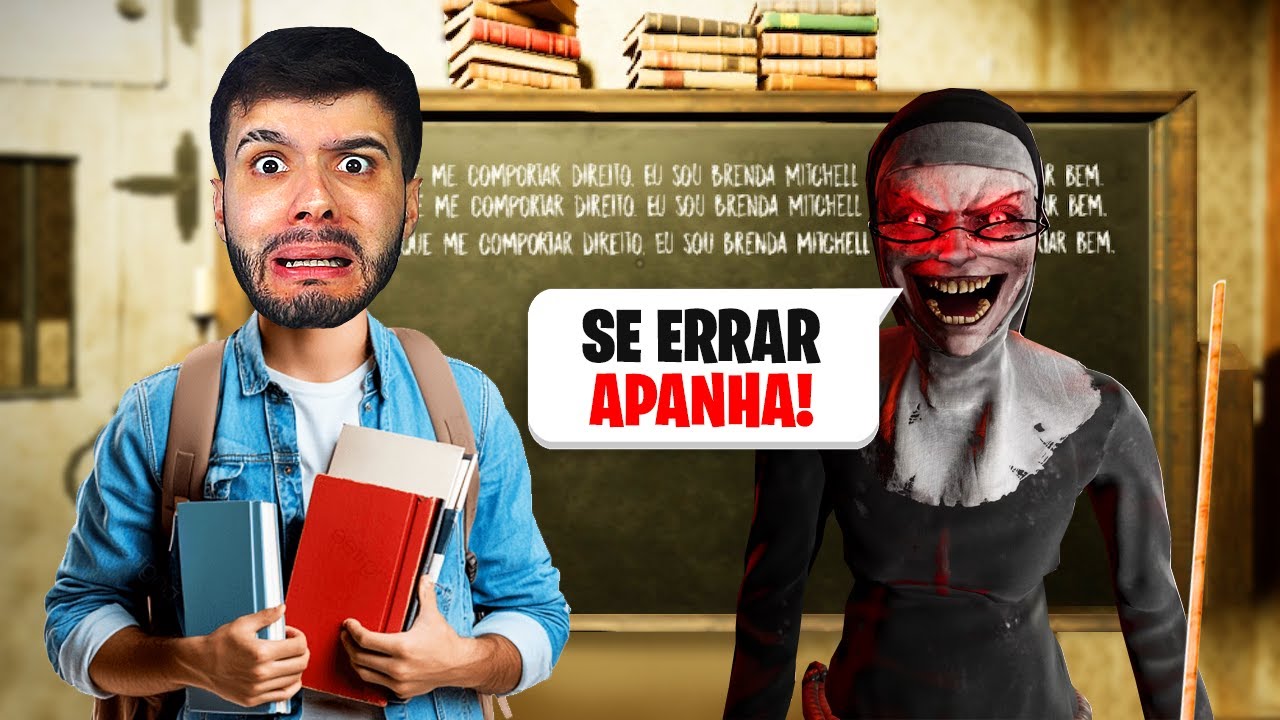 ENTREI PRA ESCOLA DA FREIRA DO MAL E JÁ QUERO FUGIR DAQUI! - Evil Nun The Broken Mask