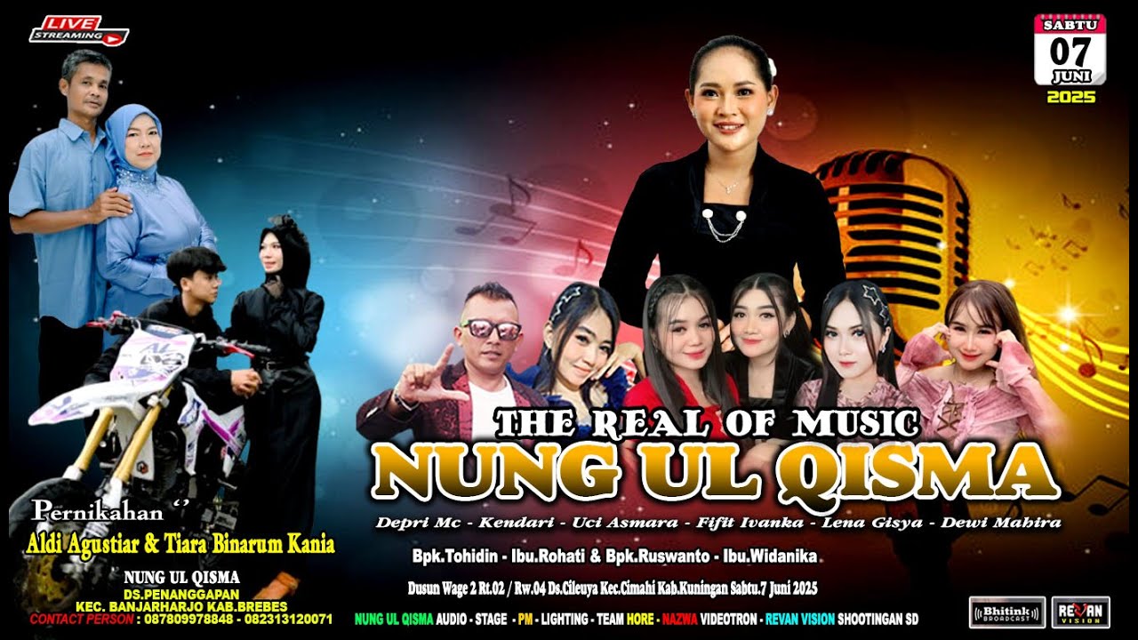 LIVE NUNG UL QISMA DS. CILEUYA CIMAHI KUNINGAN  SABTU 7 JUNI 2025