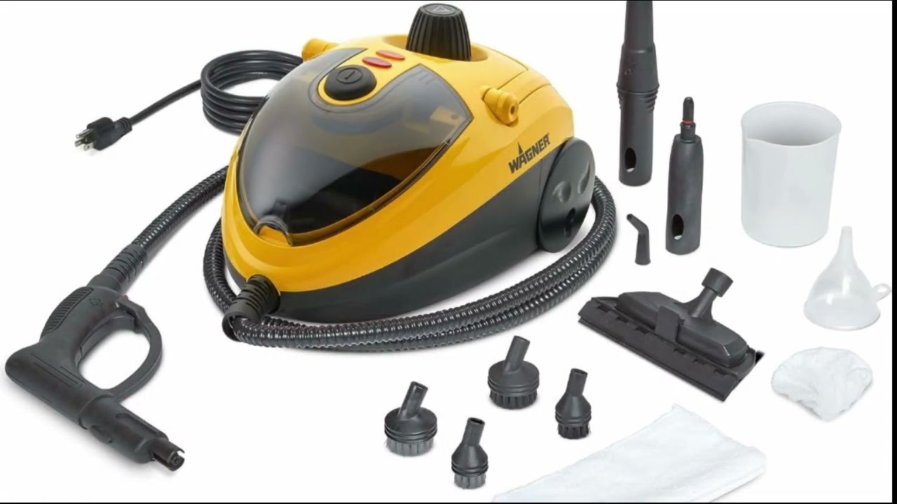 Wagner Spraytech C900054 905e AutoRight Multi-Purpose Steam Cleaner, 12 Accessories Included