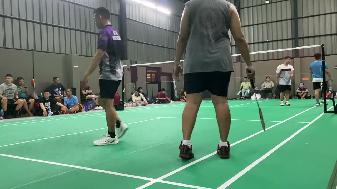 Permainan seru seperti final ketat syekali tournament internal v2 @RaketersBandung 