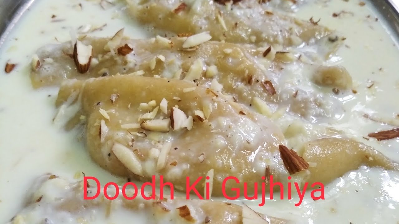 Doodh ki Gujhiya | Wheat Gujhiya Coocked in Milk