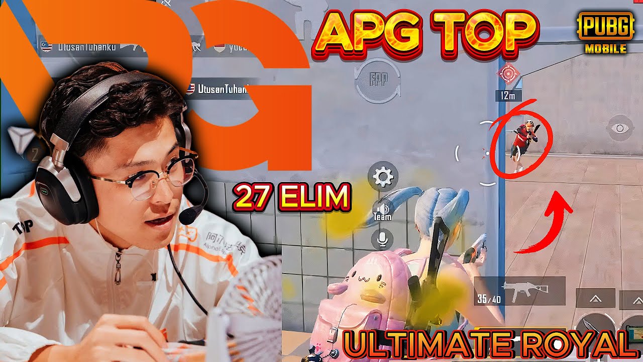 PUBG MOBILE Gameplay 👑 Full MATCH 🔥 ULTIMATE ROYAL 🇲🇳 APG TOP 27 ELIM