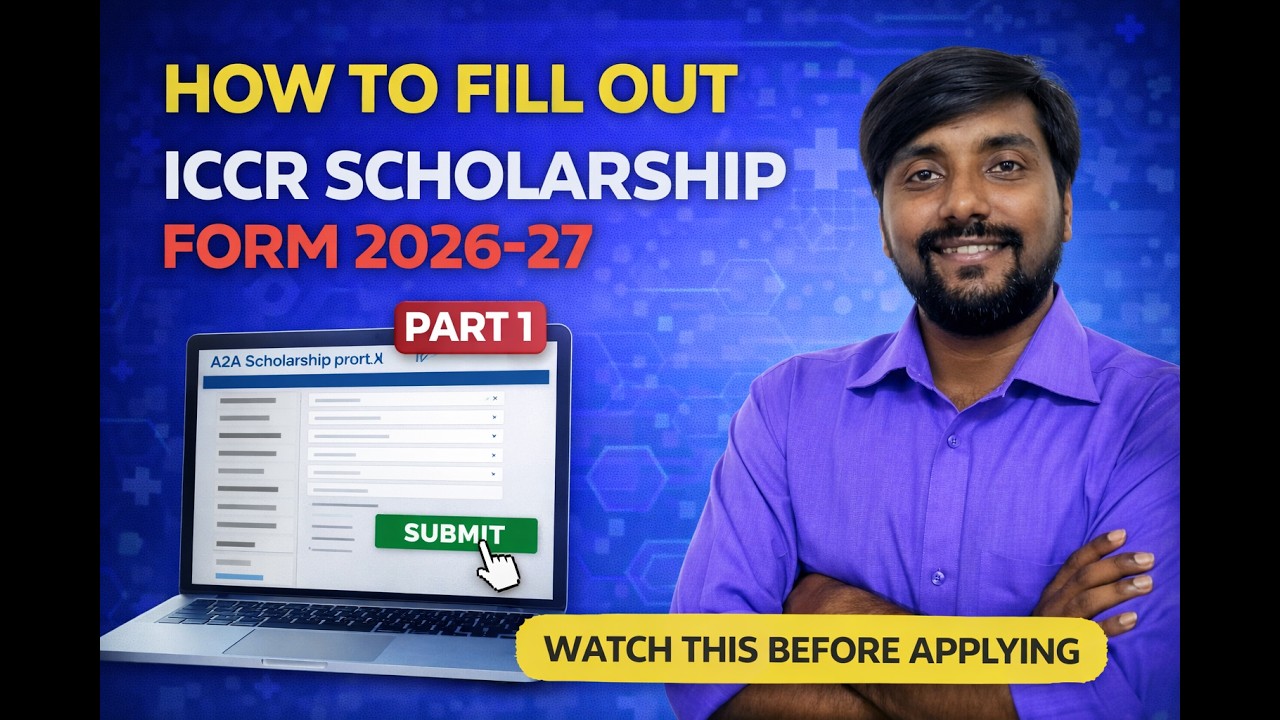 How to apply for ICCR Scholarship 2026-27 | How to fill up ICCR Scholarship form 2026 | Nepal #iccr