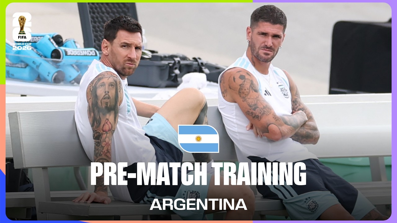 Argentina Train Before England | FIFA World Cup 2026&trade;