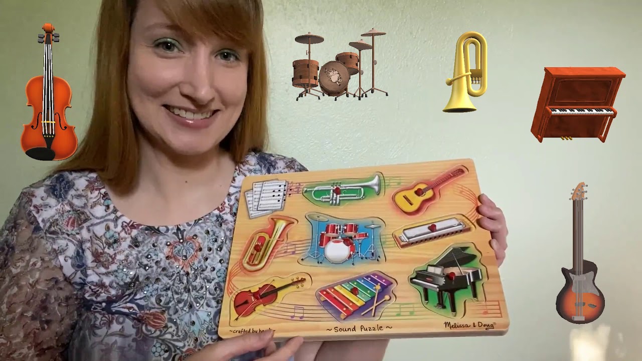 Melissa & Doug Sound Puzzle - Musical Instruments