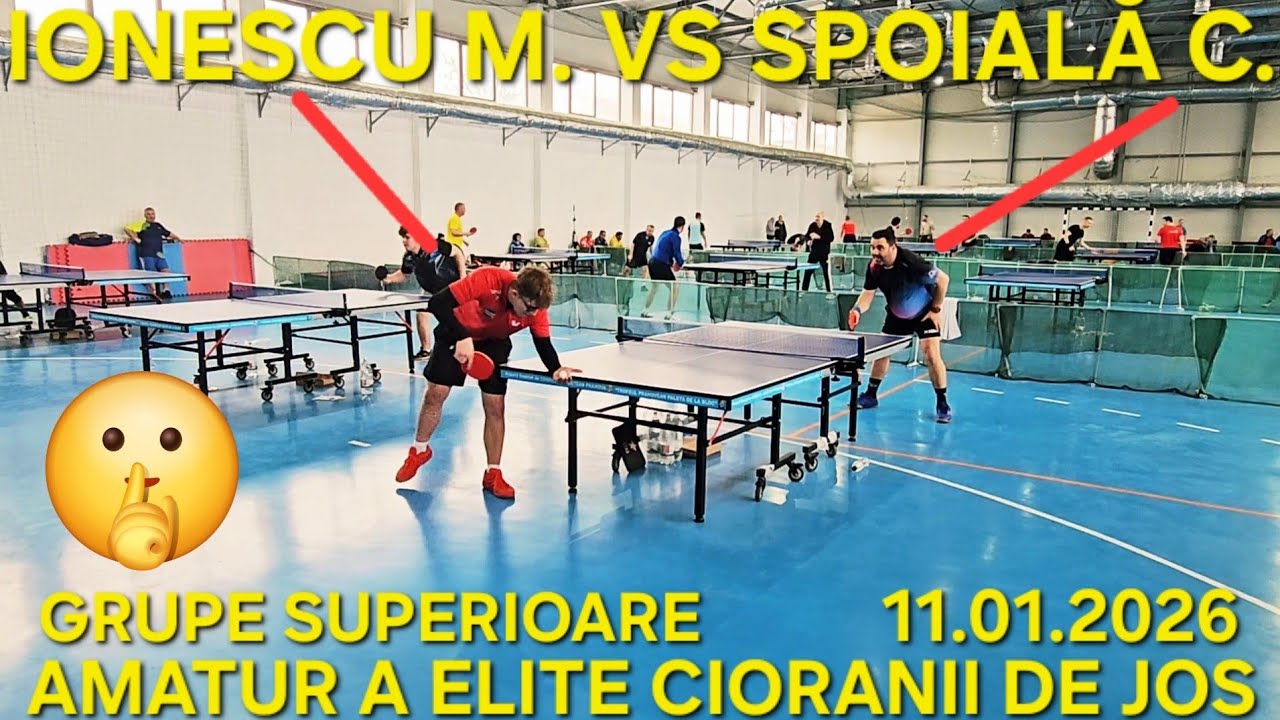 Amatur A ELITE Ionescu Mihai vs Spoială Cristinel, gr. superioare, Cioranii de Jos (PH), 11.01.2026