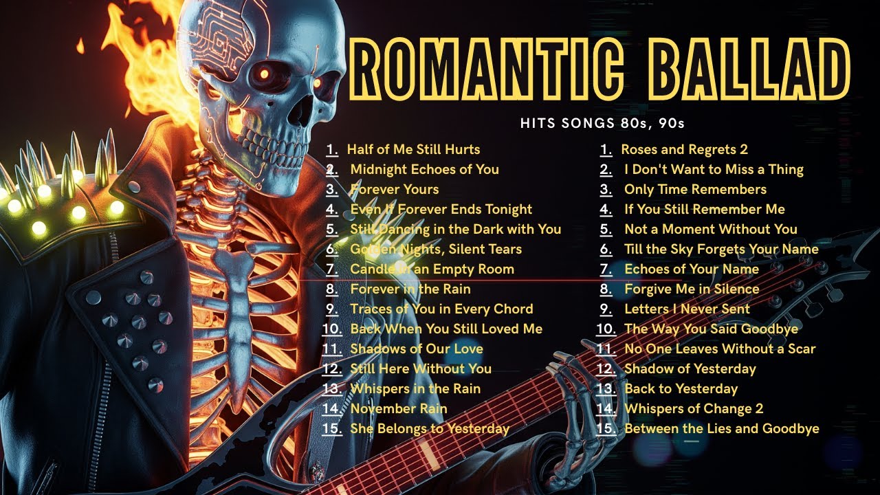 Slow Rock Ballads of Deep Emotion | Classic Romantic Love Songs That Touch the Soul