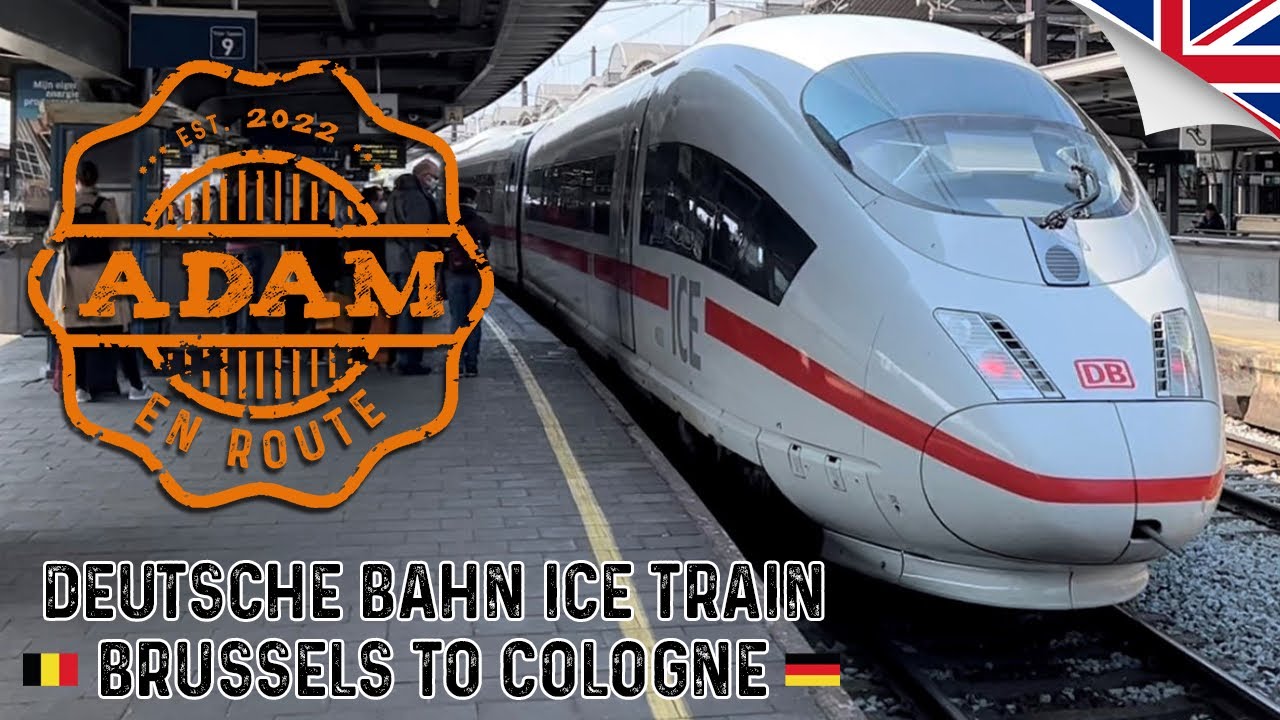 Deutsche Bahn DB ICE Train Brussels to Cologne 1st Class - English 🇬🇧