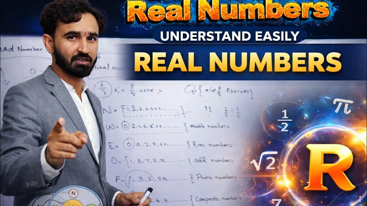 Real Numbers | Class 9 Maths | Full Chapter (1) Explanation in Sindhi language 