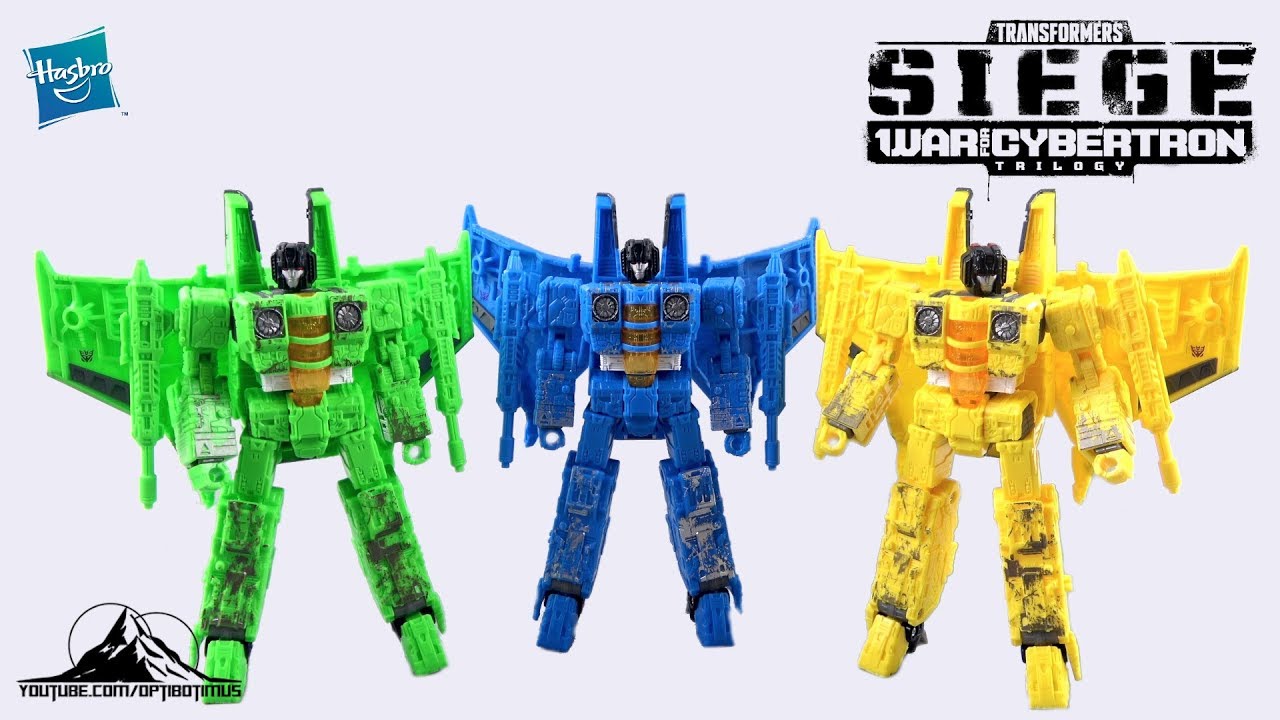 Transformers Siege Rainmakers Acid Storm, Ion Storm & Nova Storm Video Review