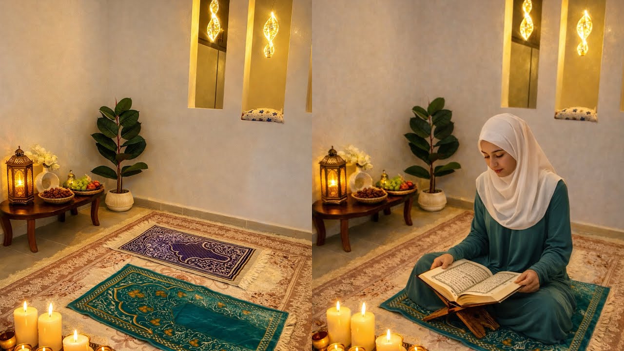 روتينات مروى| تغيير في بيتي الجديد ✨ ركن صلاة رمضاني رجّع داري جنة | روتين قبل رمضان 