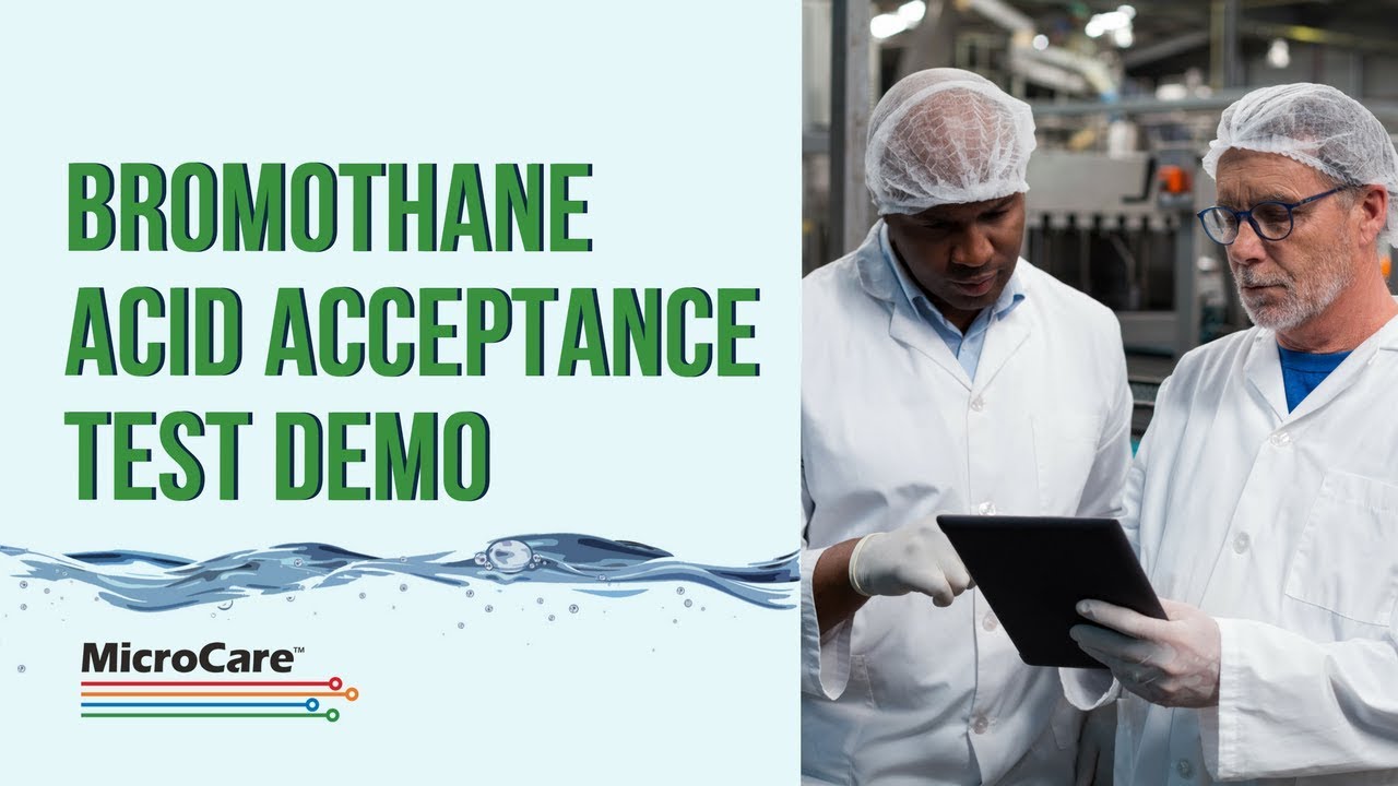 How To Conduct Bromothane Acid Acceptance Test (Demo)