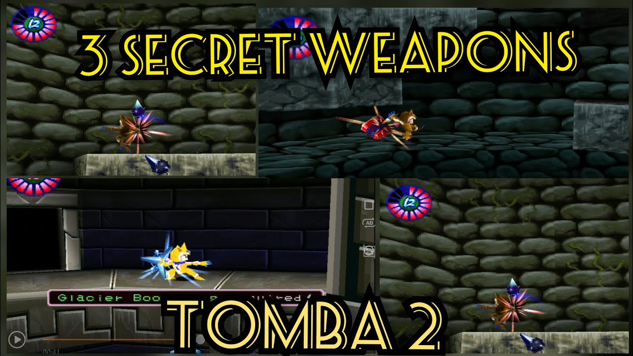 TOMBA 2 | 3 PLACE &  SECRET WEAPONS | PS1 FORMAT VCD|
