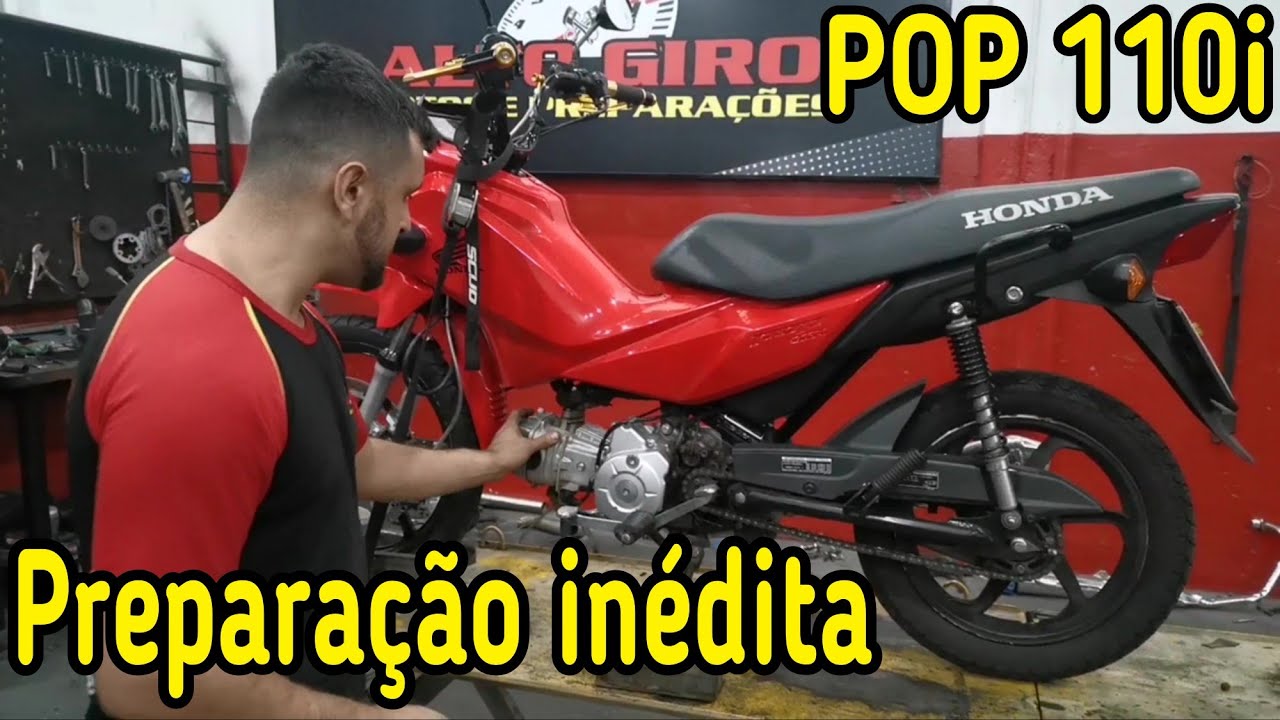 POP 110i Preparação inédita na Alto Giro Motos